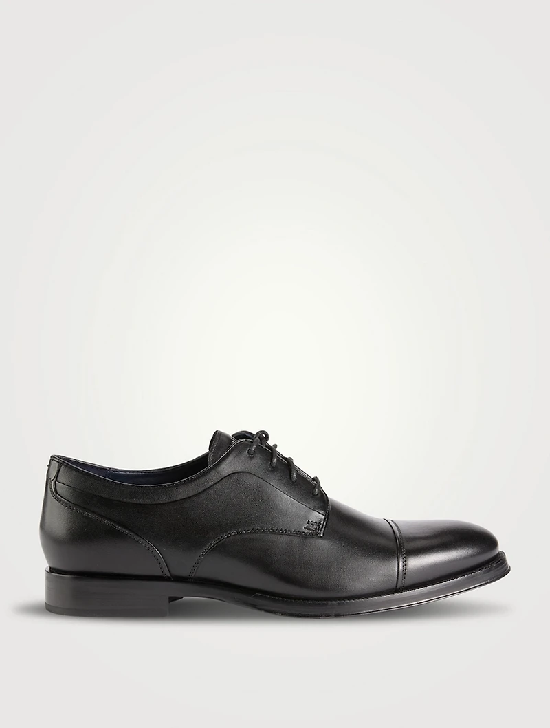 Carnegie Leather Cap Toe Oxford Shoes