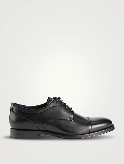 Carnegie Leather Cap Toe Oxford Shoes