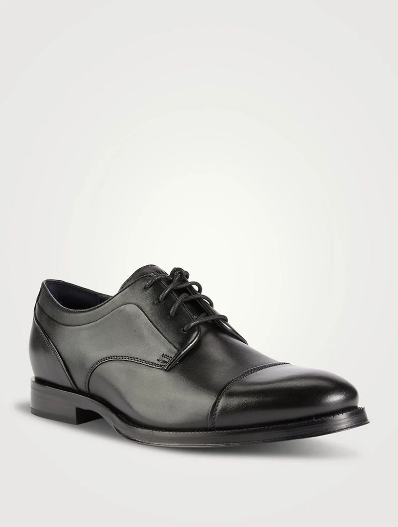 Carnegie Leather Cap Toe Oxford Shoes