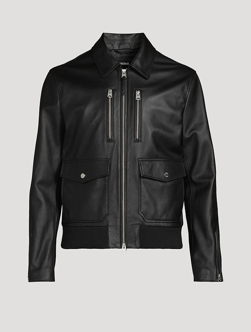 Chance-Z Leather Zip Jacket