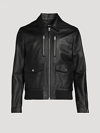 Chance-Z Leather Zip Jacket