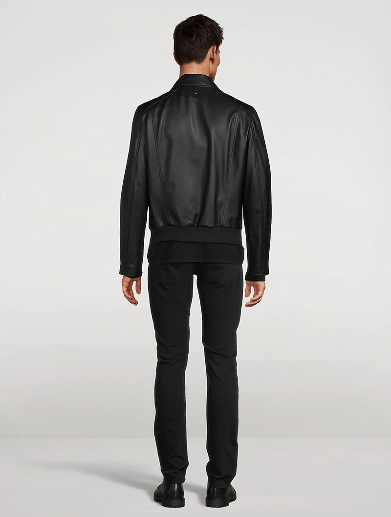 Chance-Z Leather Zip Jacket