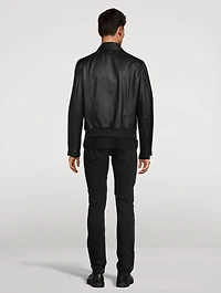 Chance-Z Leather Zip Jacket