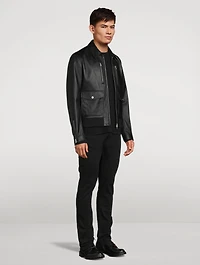 Chance-Z Leather Zip Jacket