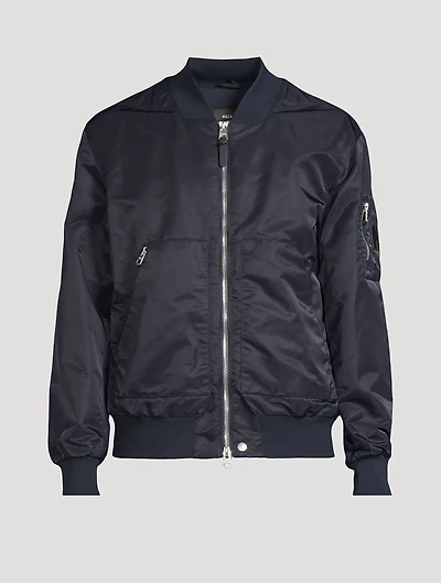 Emilio Satin Bomber Jacket