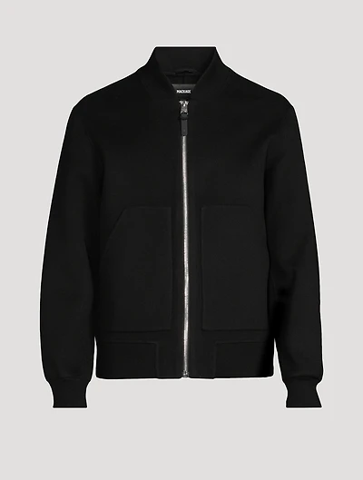 Emilio Double-Face Wool Bomber Jacket