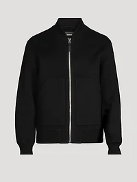 Emilio Double-Face Wool Bomber Jacket