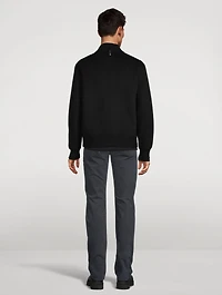 Emilio Double-Face Wool Bomber Jacket