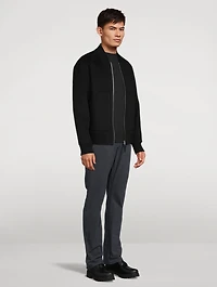 Emilio Double-Face Wool Bomber Jacket