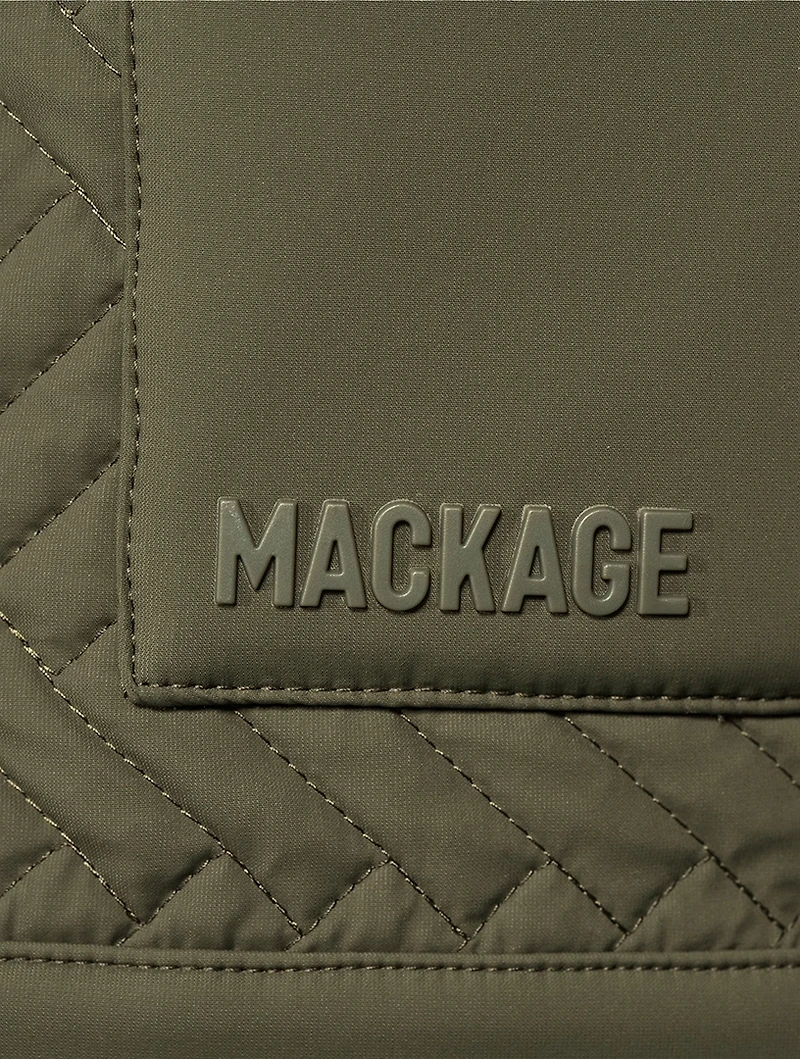 Thiago Chevron-Quilted Down Jacket