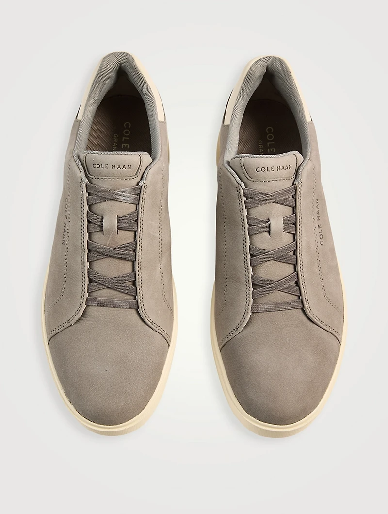 GrandPrø Luxe Leather Slip-On Sneakers