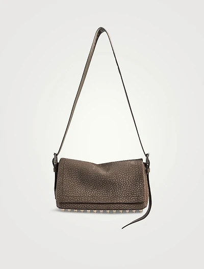 Medium Ricco Suede Shoulder Bag