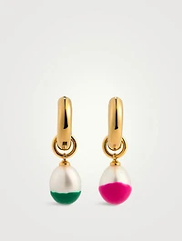 Sweet Magnolia Earrings With Pearls