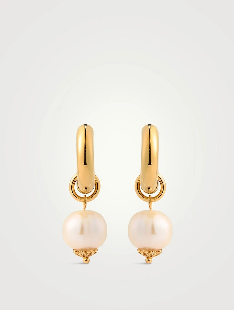 You And Me Earrings With Pearls