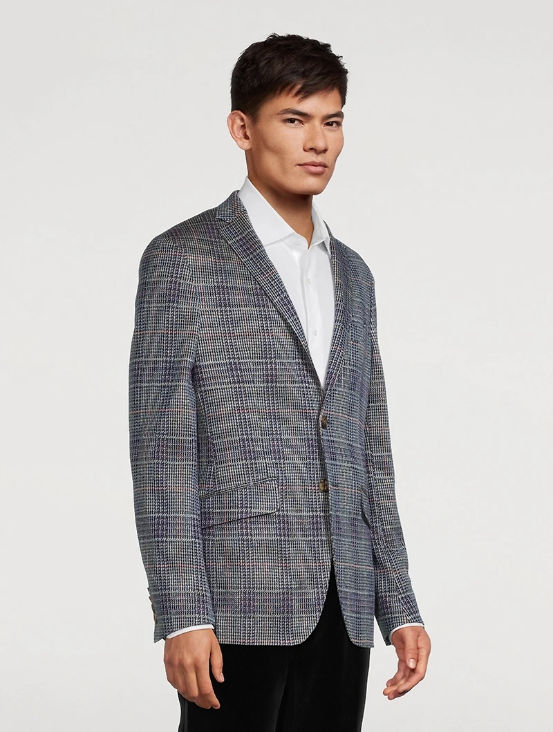Prince of Wales Blazer Jacket