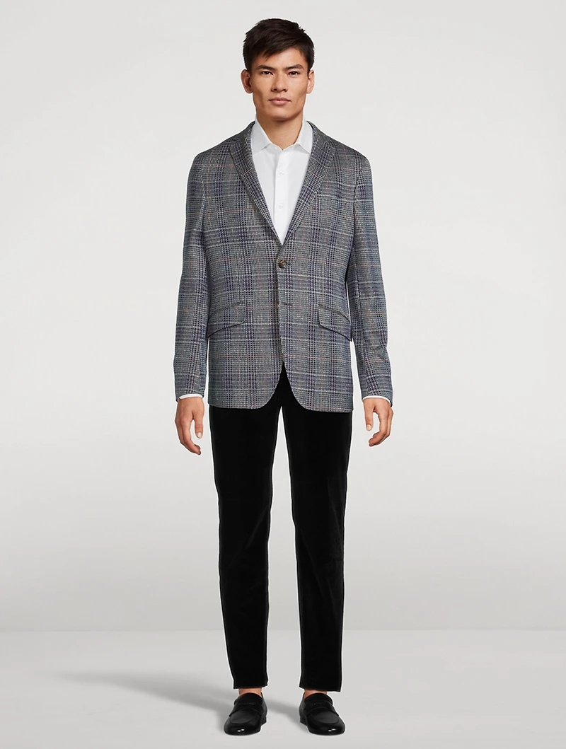 Prince of Wales Blazer Jacket