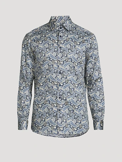 Floral Paisley Long-Sleeve Shirt