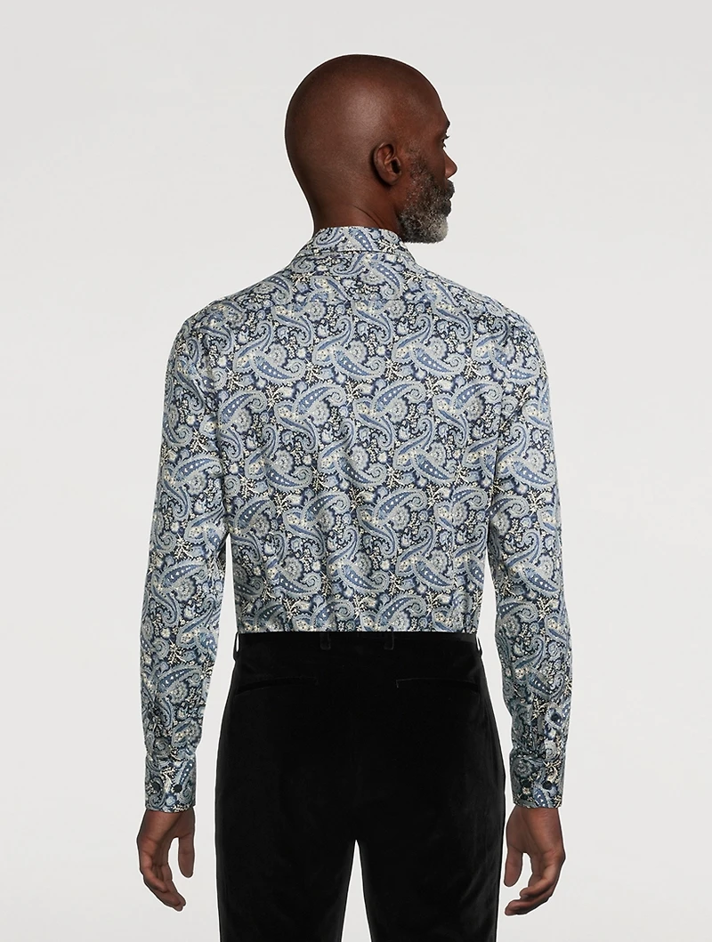 Floral Paisley Long-Sleeve Shirt
