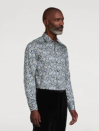 Floral Paisley Long-Sleeve Shirt