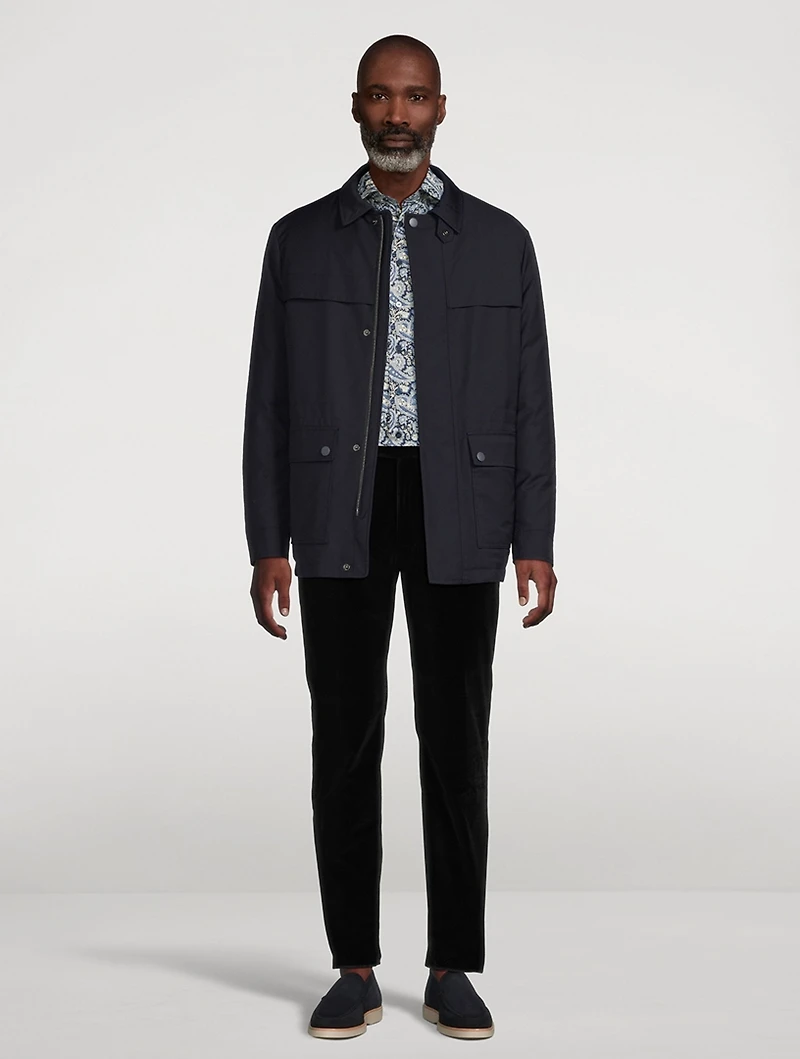 Floral Paisley Long-Sleeve Shirt