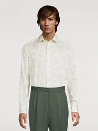 Maxi Flower Paisley Long-Sleeve Shirt