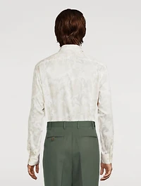 Maxi Flower Paisley Long-Sleeve Shirt