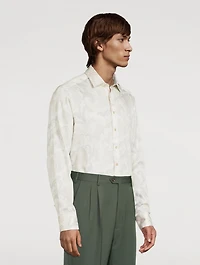 Maxi Flower Paisley Long-Sleeve Shirt