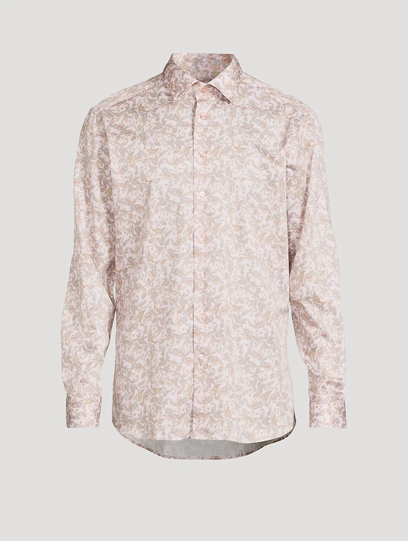 Floral Paisley Long-Sleeve Shirt