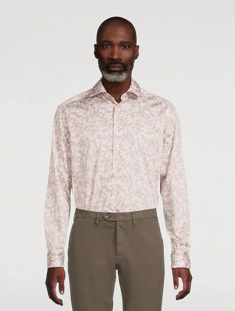 Floral Paisley Long-Sleeve Shirt