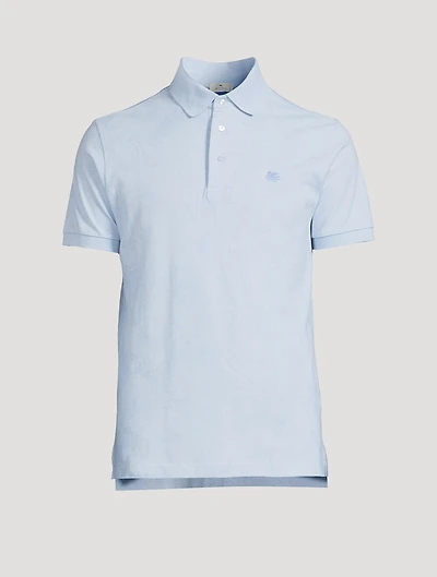 Paisley Jacquard Polo Shirt
