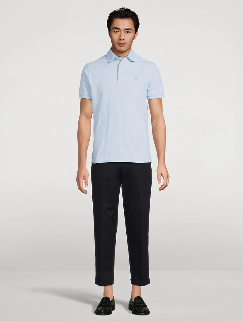 Paisley Jacquard Polo Shirt