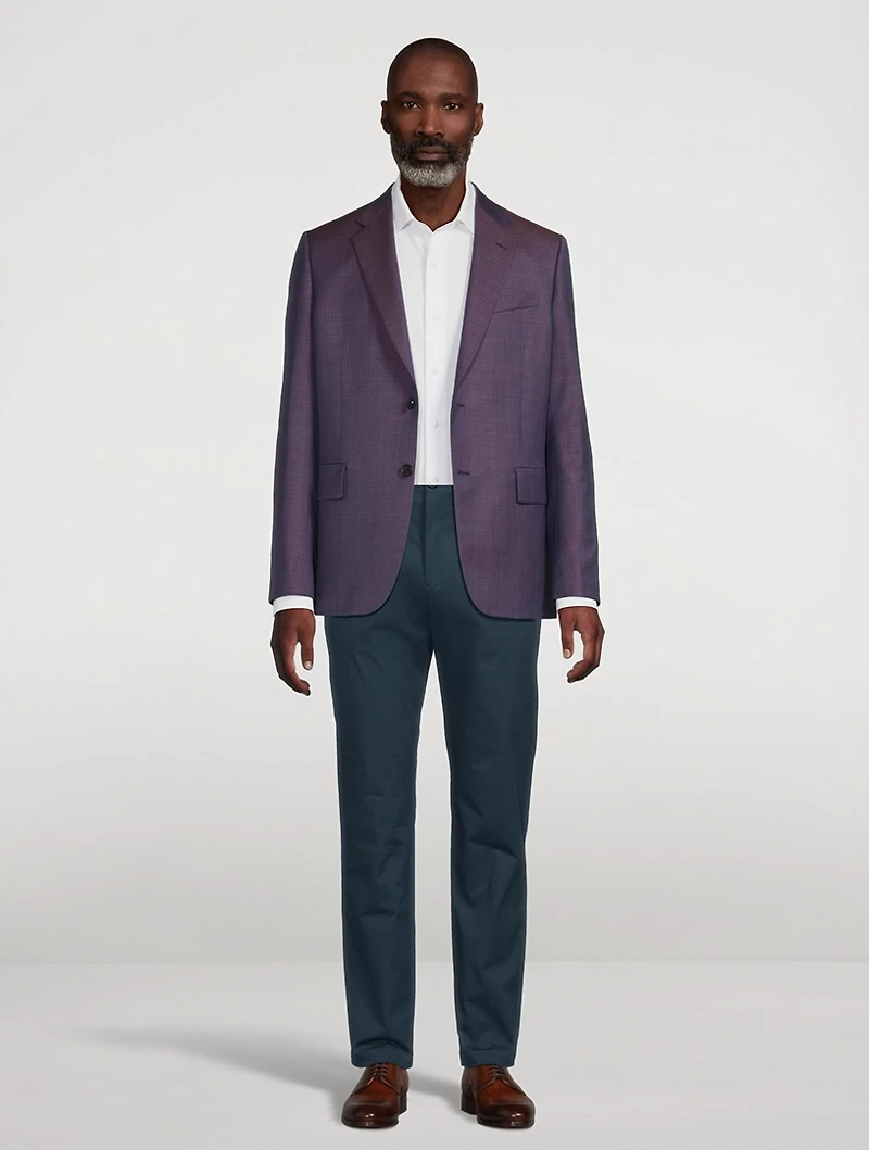 Wool Tailored-Fit Jacket