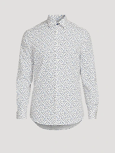 Tailored-Fit Shirt Dotted Print