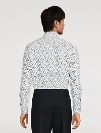 Tailored-Fit Shirt Dotted Print