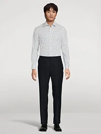 Tailored-Fit Shirt Dotted Print