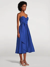 Cera Strapless Midi Dress
