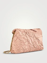 Crushed Satin Clutch