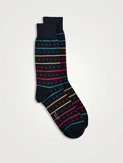 Iago Spot Stripe Socks
