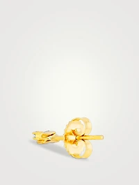 18K Gold Classic Diamond Stud Earrings