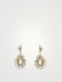 18K Gold Classic Mini Teardrop Diamond Earrings