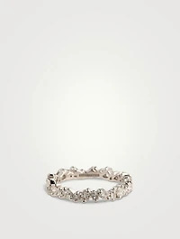 14K White Gold La Fantaisie Cosmic Diamond Eternity Band