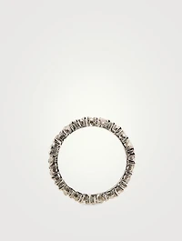 14K White Gold La Fantaisie Cosmic Diamond Eternity Band