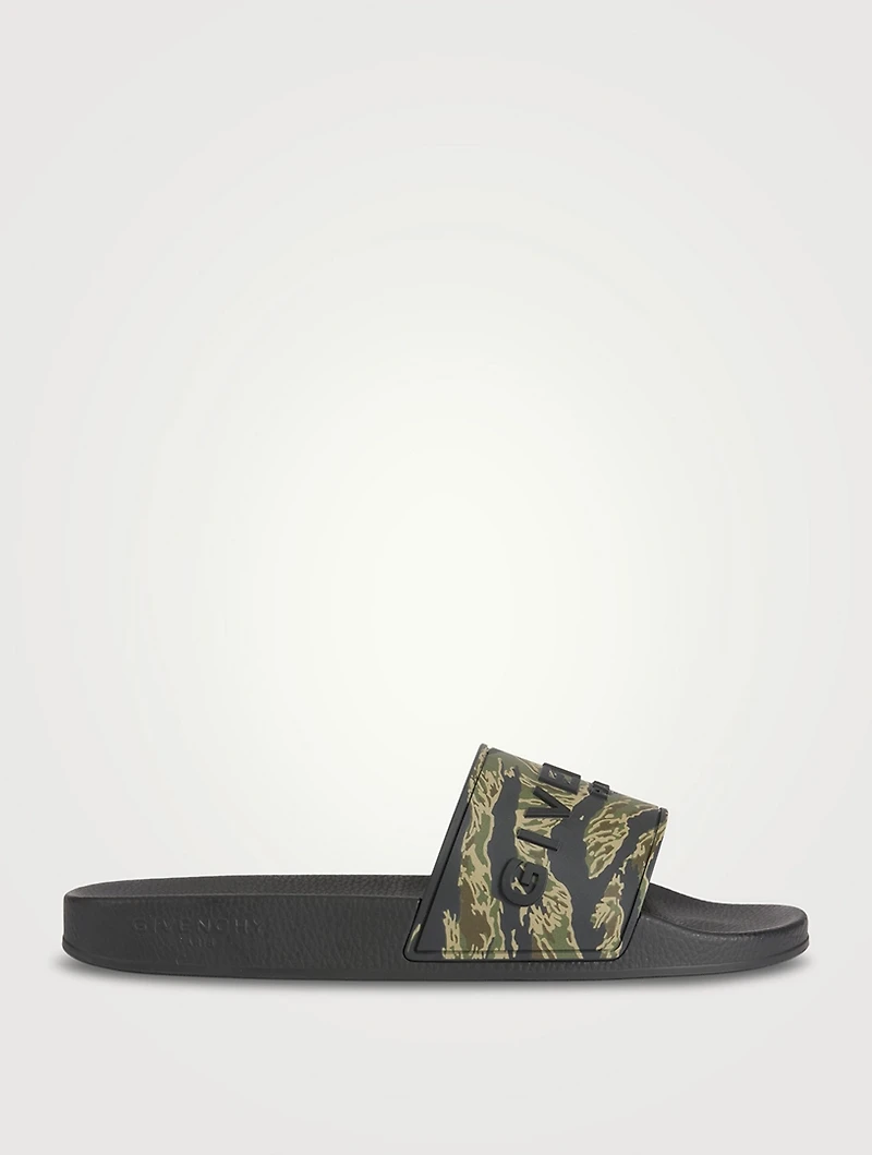 Slide Sandals Camo Print