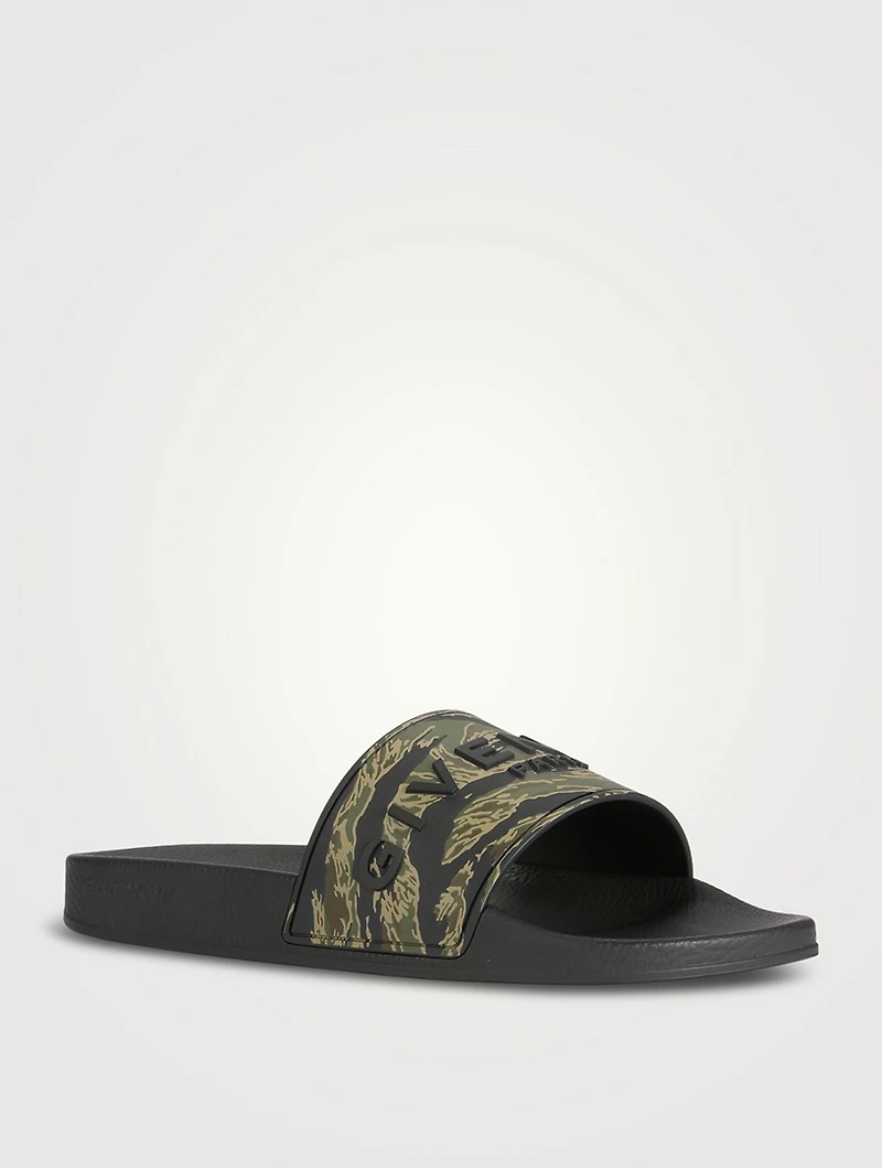 Slide Sandals Camo Print