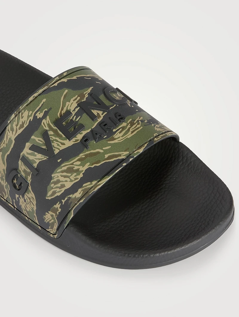 Slide Sandals Camo Print