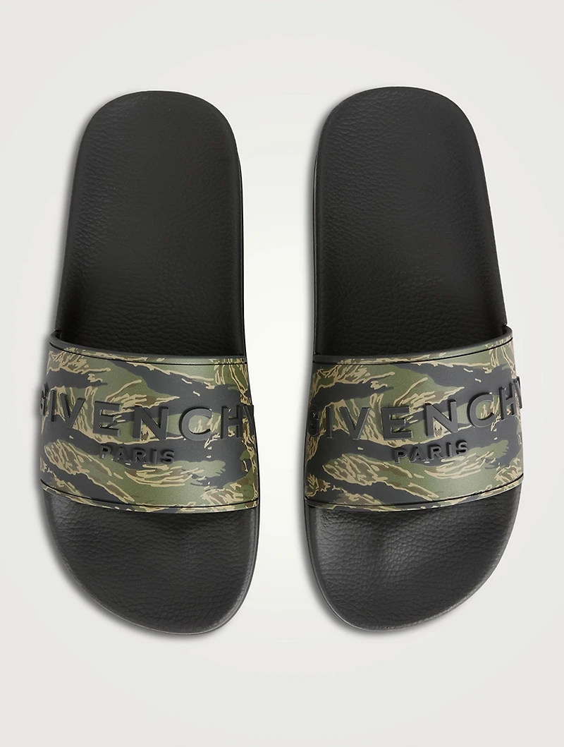 Slide Sandals Camo Print