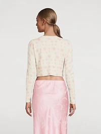 Adeanne Wool Sweater Floral Print
