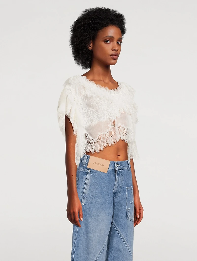 Vienne Ruffled Lace Blouse