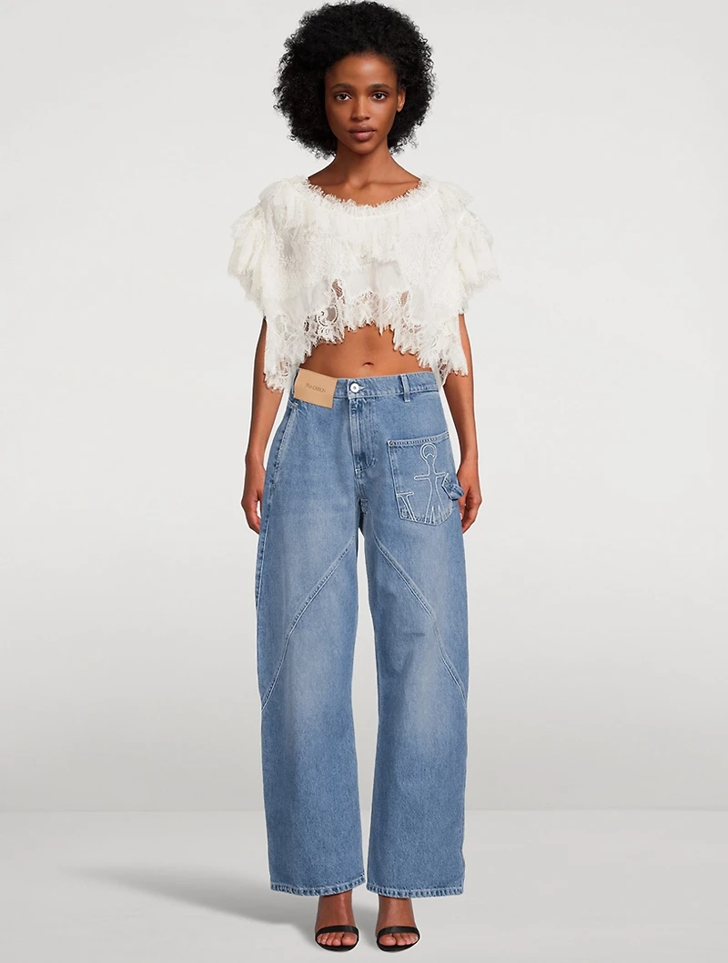 Vienne Ruffled Lace Blouse