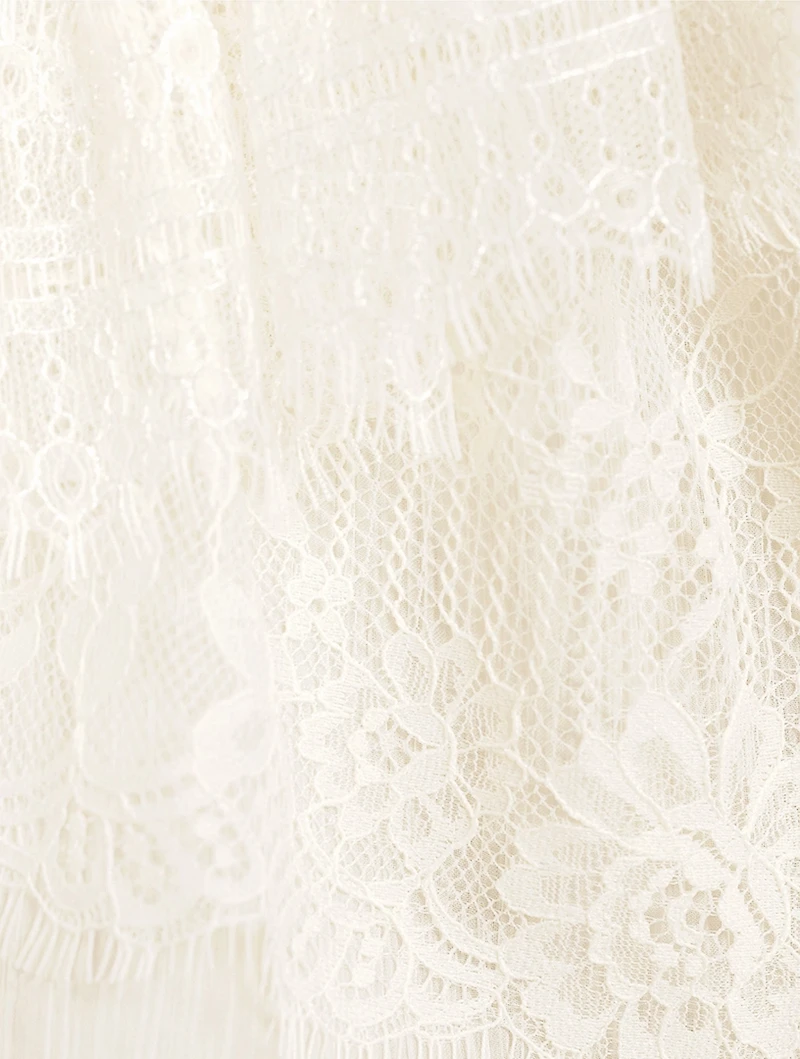 Vienne Ruffled Lace Blouse